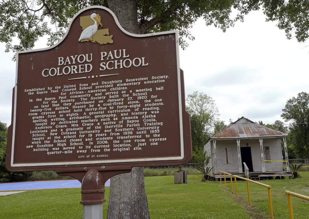 Bayou Paul Colored School St. Gabriel, Louisiana
