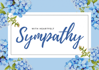 Request for Resolution of Condolence